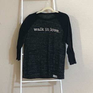 Walk In Love Baseball Tee